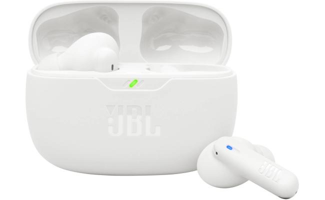 JBL Wave Beam 2 True Wireless Earbuds, 8mm Dynamic Driver, Bluetooth 5.3 Connectivity, Pure Bass Sound, Active Noise Cancelling, Smart Ambient Technology, 40hrs Total Playback - White